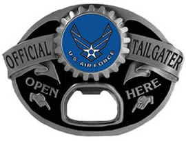 Air Force Tailgater bottle opener buckle